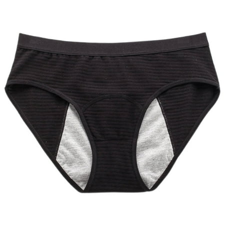 

No Show Underwear for Women Menstrual Comfortable Leak Proof Mid High Waist Aunt Lift Lines Women s Shapewear Control Panties Black XS