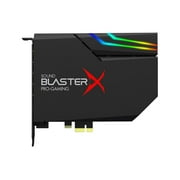 Creative Sound BlasterX AE-5 Plus SABRE32-class Hi-res 32-bit/384 kHz PCIe Gaming Sound Card and DAC with Dolby Digital and DTS, Xamp Discrete Headphone Bi-amp, Up to 122dB SNR, RGB Lighting System