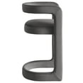 thumbnail image 5 of Counter Stool Chair, Gray, Velvet, Bar Pub Cafe Bistro Dining Kitchen Hospitality Restaurant, Modern Contemporary, HB37622, 5 of 9