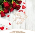 thumbnail image 3 of Supvox 40Pcs Rustic Wooden Hello and Love Ornaments for Valentine Day Tabletop Decoration, 3 of 6