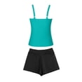 thumbnail image 6 of Ahdbta Women's Two Piece Swimsuits Tummy Control Tankini Scoop Neck Tank Top with Shorts Bathing Suits Modest Swimwear, 6 of 6