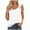 White, variant on Diufon Women's Tank Tops Casual Loose Sleeveless V Neck Shirts Summer Solid Color Basic Tees Blouse