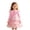 Pink, variant on mgoYE Toddler Birthday Girl Print Dress Ruffle Sleeve A-Line Tulle Dresses Casual Colourful Clothes