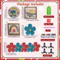 thumbnail image 3 of Mesa Arte Con Diamantes Adorno Navidad Cascanueces Coche Flores, 3 of 9