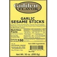 thumbnail image 2 of Golden Flavor- Garlic Sesame Sticks- 30 oz bags (2 Pack), 2 of 3