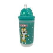 Nuby 10oz Insulated Flip-It Straw Light Up Cup, Neutral