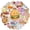 1A-35pcs, variant on 35pcs Kawaii Stationery Stickers Cartoon Food Stickers PVC Sticker Funny Stickers for Luggage Laptop Phone