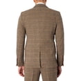 thumbnail image 3 of Marc Darcy Ted Tweed Check Blazer, Brown, 3 of 10