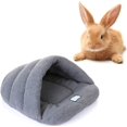 thumbnail image 1 of Cama suave para conejillo de indias, bolsa para acurrucarse de lana, saco para abrazar, saco de dormir, saco de dormir para cachorros y conejos, cama gruesa de lana para mascotas, cama nido, 1 of 5