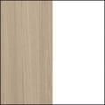 thumbnail image 4 of Pemberly Row Traditional 5-Drawer Chest in Soft Elm and Pure White, 4 of 4