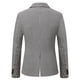 thumbnail image 4 of Hombres Casual Slim Fit Impreso Un botón Blazer Traje Volver Chaqueta de manga larga Pompotops  oipoqjl40236, 4 of 8