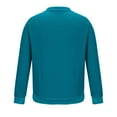 thumbnail image 6 of Lovskoo Men's Sweaters Pullover Stand Collar Elastic Solid Color V Neck Long Sleeve Sweater Knit Tops Blue, 6 of 6