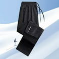 thumbnail image 2 of GILIGEGE Womens Sherpa Lined Sweatpants Winter Warm Lined Joggers for Women Drawstring Thermal Jogger Unisex Stretch Winter Sweatpants Thicken Warm Active Pants BK2 L, 2 of 3