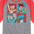 thumbnail image 3 of Toy Story 4 - Group Grid - Toddler & Youth Raglan Graphic T-Shirt, 3 of 6