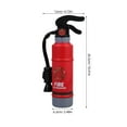 thumbnail image 3 of Extintor de incendios realista con chorro de agua, juguete divertido para niños, ideal para juegos de rol de bomberos en la playa, la piscina y al aire libre., 3 of 8