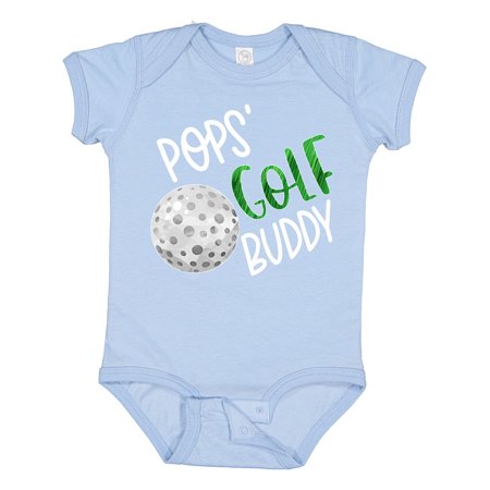 

Inktastic Pops Golf Buddy with Golf Ball Gift Baby Boy or Baby Girl Bodysuit