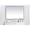 thumbnail image 3 of Elegant Decor Pier 42x60 inch LED mirror with adjustable color temperature 3000K/4200K/6400K in black, 3 of 13