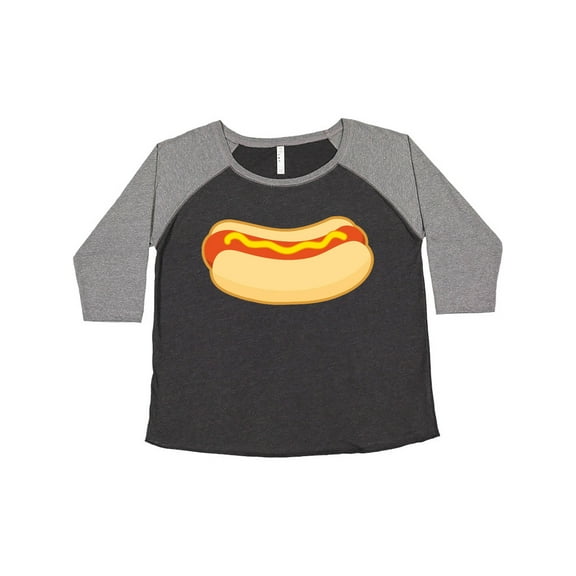 Inktastic Funny Hot Dog Women's Plus Size T-Shirt