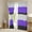 Purple, variant on Erosebridal White Stripes Curtains for Living Room,Geometric Lines Blackout Curtains Set of 2 (38x45),Geometric Theme Curtains and Drapes (38x45),Abstract Room Decor