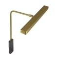 thumbnail image 2 of House of Troy Horizon 12" LED Plug-In Picture Lights in Satin Brass, 2 of 2