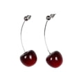 thumbnail image 5 of Jojo's Bizarre Adventure Anime Adult Kakyoin Cherry Drop Earrings For Men Women, 5 of 5