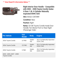 thumbnail image 2 of Right Interior Door Handle - Compatible with 2003 - 2008 Toyota Corolla Sedan 4-Door 1.8L 4-Cylinder Naturally Aspirated DOHC GAS 2004 2005 2006 2007, 2 of 2