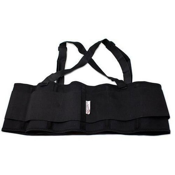 Safe Handler Lifting Support Weight Belt, Lower Back Brace, Large, Black (Pack of 1)