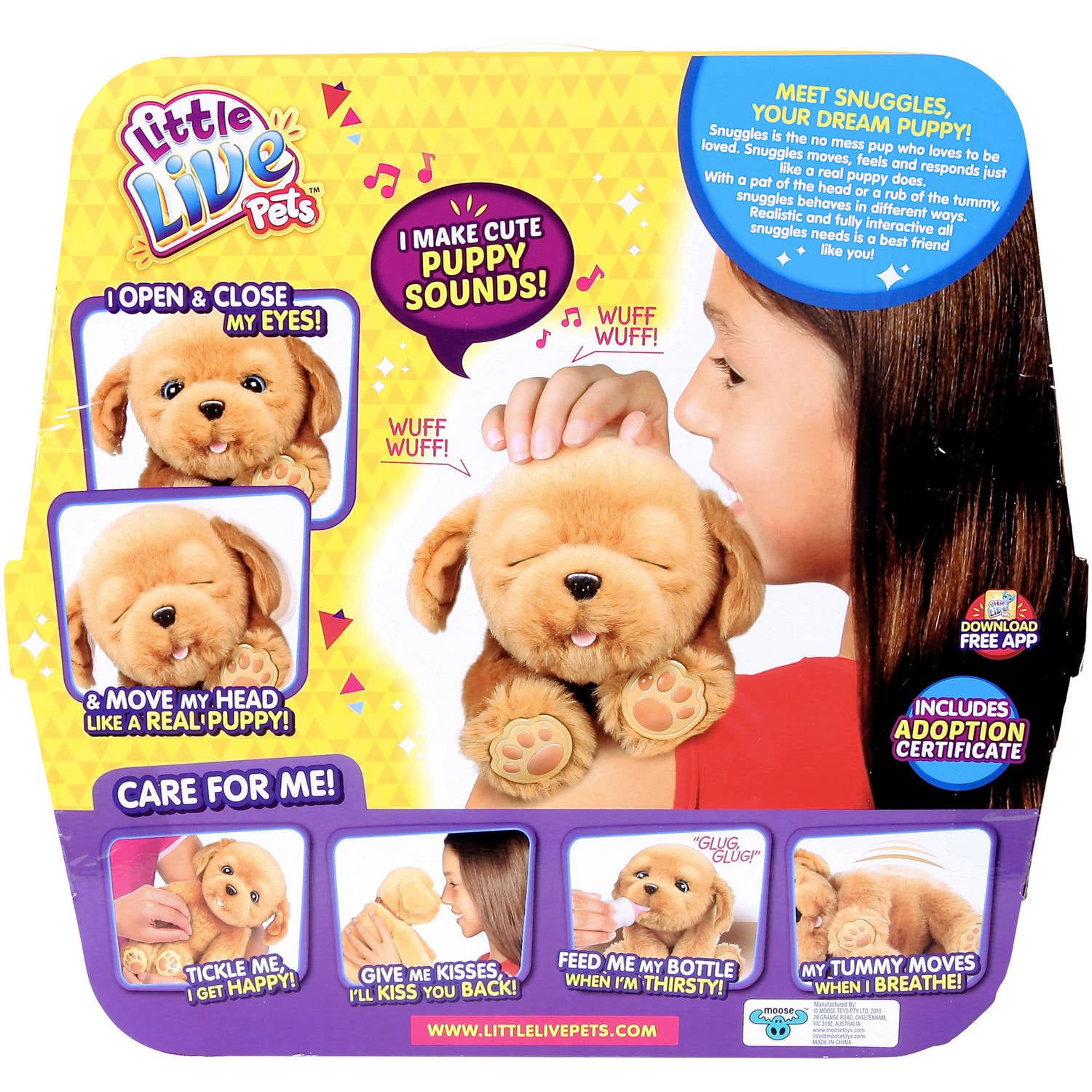 Little Live Pets Snuggles My Dream Puppy Kids Play Toy ...