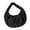 Black, variant on Women Ruched Handbag Dating Bag Korean Styles Dumplings Bag Top Handle Bag