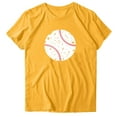 thumbnail image 4 of Toimothcn Womens T Shirts Casual Baseball Printed T-Shirts For Women Oversized Short Sleeve Crew Neck Breathable Loose Fit Tshirt Tops Comfy Womens Clothes, 4 of 4