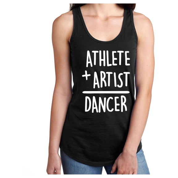 ATHLETE ARTIST DANCER Racerback Tank