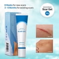 thumbnail image 5 of Aroamas Advanced Scar Gel Medical Grade Silicone for Face Body Stretch Marks C Sections Surgical Burn Acne Old New Scars Clinically Proven 30g, 5 of 7