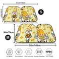 thumbnail image 7 of Lsque Garden Honeybee Gnomes Car Windshield Sun Shade | Accordion Folding Style Auto Shade for Car Truck SUV Van | Blocks UV Rays Sun Visor Protector | Medium, 7 of 7