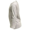 thumbnail image 5 of Heather Grey Kids Long Sleeve Crew Neck Shirt, 2T, 1 piece, 5 of 7