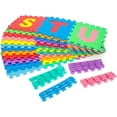 thumbnail image 3 of Multicolor Foam Puzzle Play Mat with Shapes, Colors, Numbers, and Alphabets - 36 Tiles and Borders for Kids' Play Area., 3 of 5