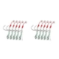 thumbnail image 1 of Sonducket 5 uds. Anzuelos de pesca auxiliares de acero al carbono, anzuelos de pesca auxiliares, soporte de cebo afilado 18x13mm 2piezas Sonducket CBP104012, 1 of 5