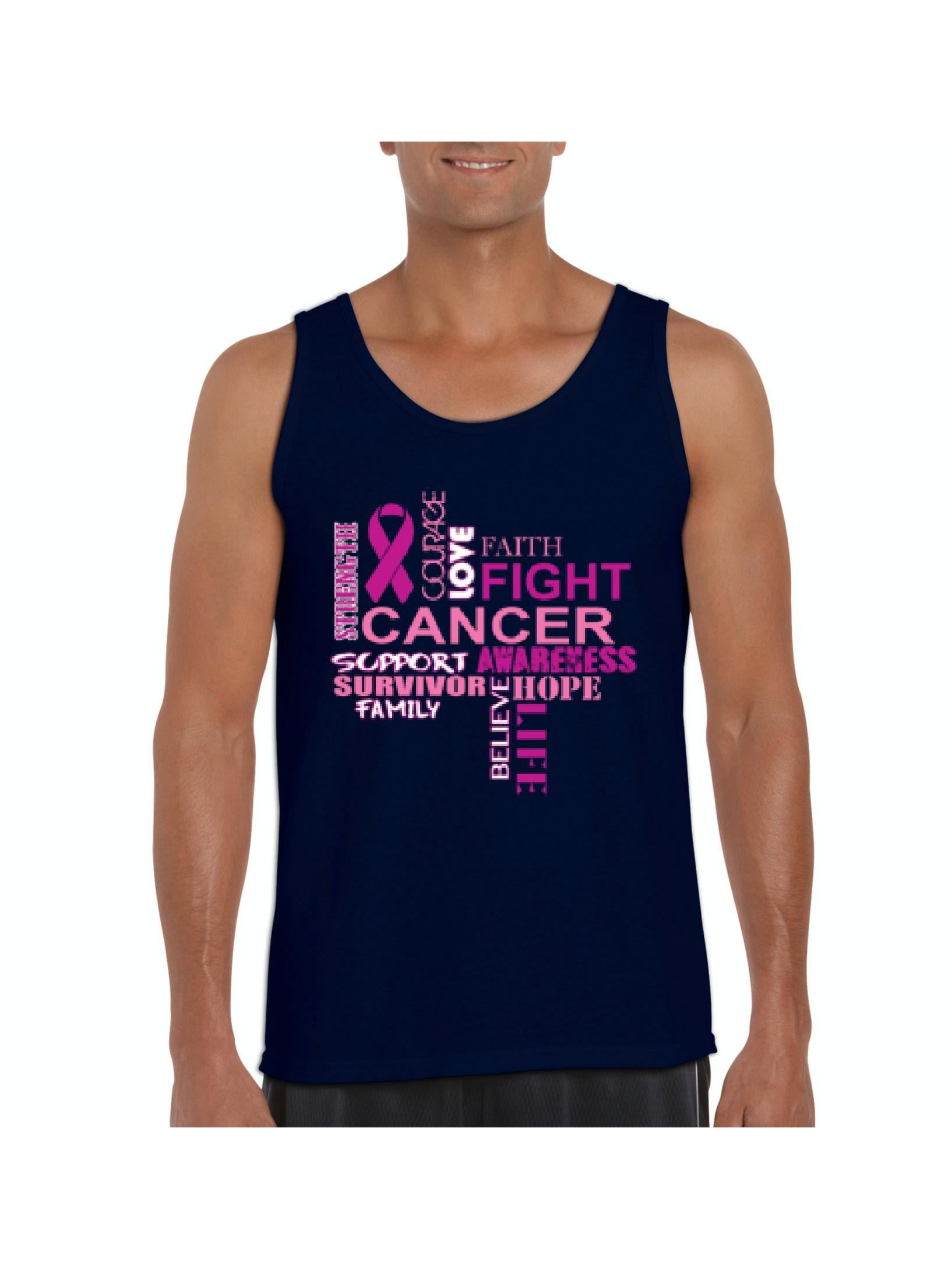 Mom's Favorite Mens Fight Breast Cancer Tank Top