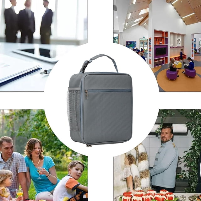 Yisang Portable Lunch Box Insulation Bag Student Portable Lunch Bag With Rice Large Capacity Thickened Aluminum Foil Lunch Bag