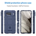 thumbnail image 2 of Feishell for Google Pixel 8 Pro Case, Heavy Duty Drop Protection Non-slip Texture Armor Anti-Fingerprint Shockproof Anti-Scratch Silicone Slim Cute Phone Case for Google Pixel 8 Pro,Blue, 2 of 7