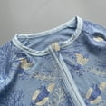 thumbnail image 3 of Emy Dola Viscose from Bamboo Baby Pajamas Boys Mittens Cuff 2 Way Zipper Soft Footless Sleeper Baby Boy One-Piece Romper, 3 of 9