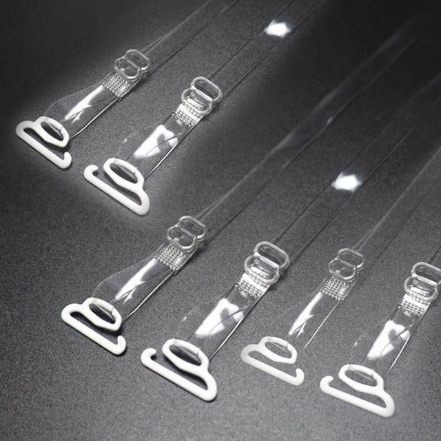 Bra Shoulder Strap Invisible 3 Pairs Clear Bra Strap Bra Holder Strap for Girls