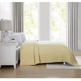 thumbnail image 3 of Lightweight 100% Cotton Waffle Weave Blanket Twin Size Ivory Soft Cozy Bedding, 3 of 6