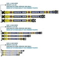 thumbnail image 3 of Grateful Dead Pet Collar, Dog Collar Plastic Buckle, Grateful Dead Text Box and Steal Your Face Logo Yellow/Blue, 11 to 16.5 Inches 1.0 Inch Wide, 3 of 8