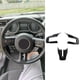 thumbnail image 3 of Cubierta de volante de coche ABS de fibra de carbono para Ford Mustang 2015-2020 Afortunado Sencillez, 3 of 5