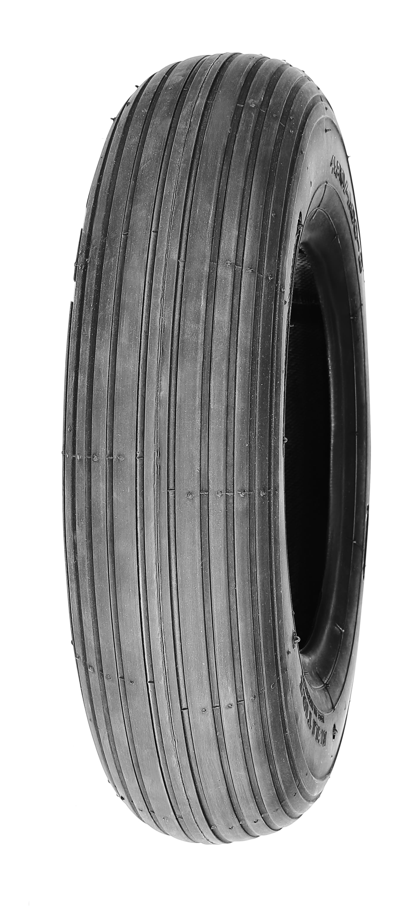 4.10/3.50-5 Tubeless 4 Ply Rated Sawtooth Rib Lawn Garden Tires Deli Tire Set of 2 Tires 