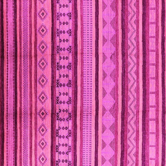 Ahgly Company Indoor Square Southwestern Pink Country Area Rugs, 5' Square