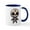 White/Navy Inside, variant on CafePress - Pixel Skeleton - 11 oz Ceramic Mug - Novelty Coffee Tea Cup