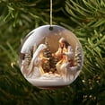 thumbnail image 5 of JLFNYA Christmas Wreaths for Front Door,Christmas Birth Sublimation Religious Decoration Wreath Hanging Christmas Tree Hanging,Christmas Door Decorations Clearance, 5 of 7
