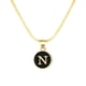 thumbnail image 1 of 26 Collar Inicial Forma Redonda 26 Alfabeto Cadena Collar A Z 26 Alfabeto Inicial Collares de Oro para Mujeres Niñas, 1 of 2