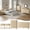 Natural, variant on Aufeile 4 Piece Boho Dresser Set for Bedroom, 6 Drawer Dresser, 5 Drawer Tall Dresser & 2 Nightstands with & USB Charging, Fluted Wood Bedroom Furniture Set, Natural